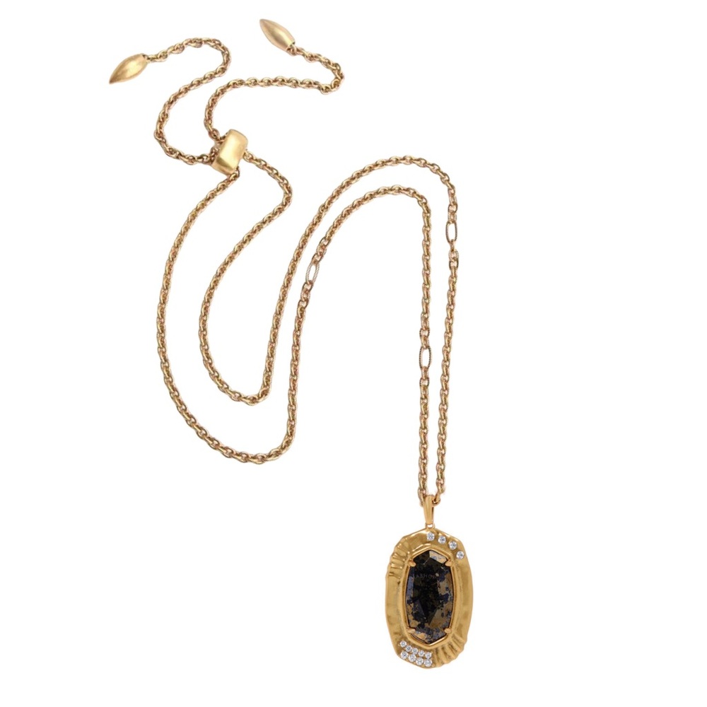 KENDRA SCOTT • Vintage Gold Anna Pyrite Necklace - Picture 2 of 4